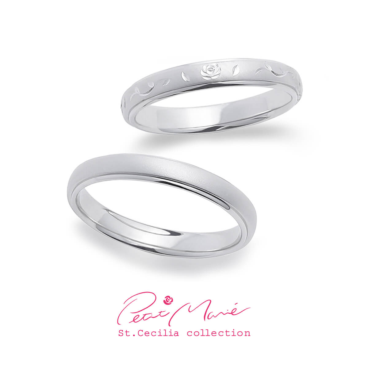 PetiteMarieプチマリエの結婚指輪マリッジリングのPM-63 ,PM-64