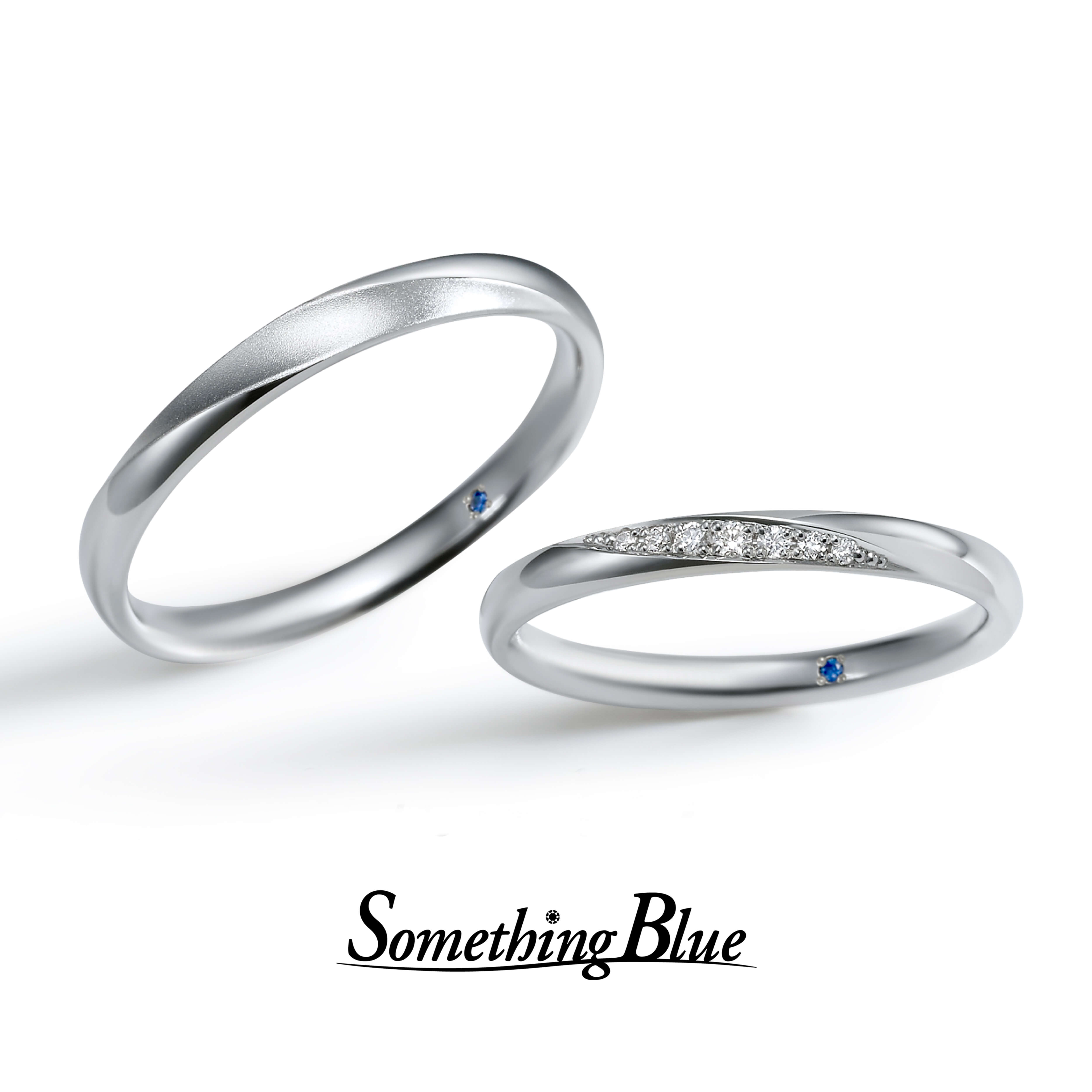 SomethingBlueサムシングブルーの結婚指輪マリッジリングMarriageringのDearly