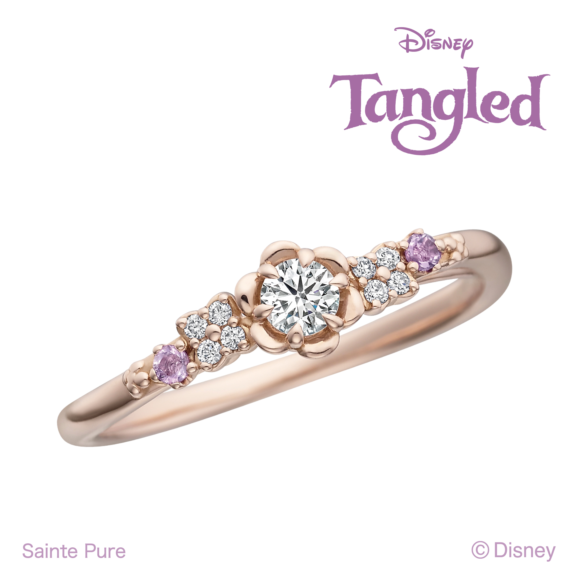Disney Tangledの新作限定婚約指輪SunlitBlossom